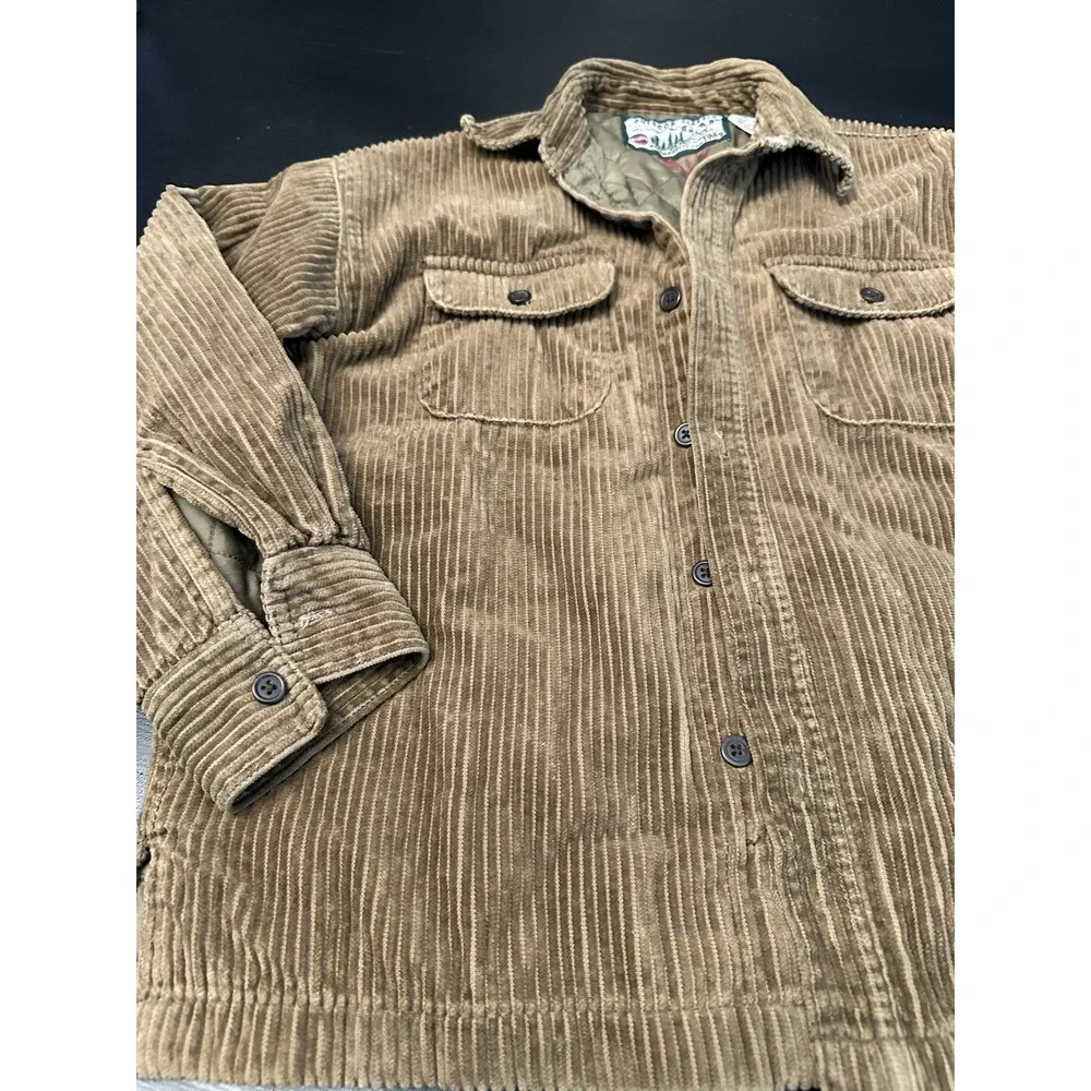 Vintage‎ Gap Boys Outdoor Classic Quilted Lined Corduroy Brown Jacket* Size 6/7